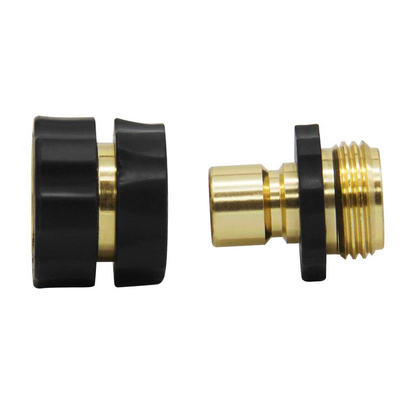 Twinkle Star 3/4 Inch Garden Hose Fitting Quick Connector Male and Female Set, 4 Set, Garden Hose Adapter, Quick Connect Hose Fittings, Garden Hose Connector, Hose Attachment - Image 4